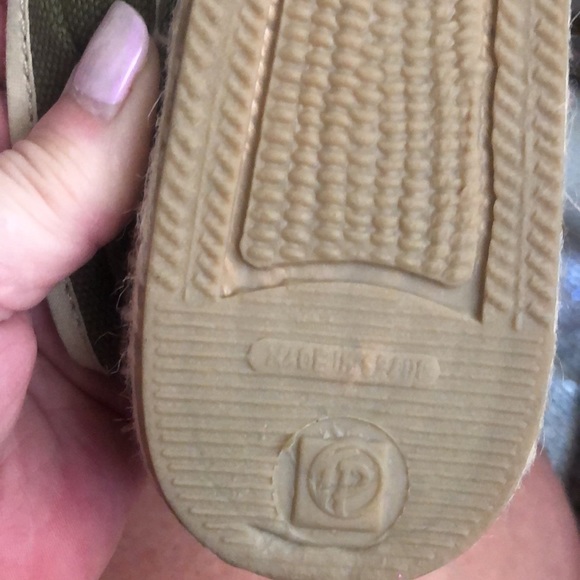 Toni Pons size 8.5 (39) green espadrilles Calidad Artesania - Picture 7 of 8